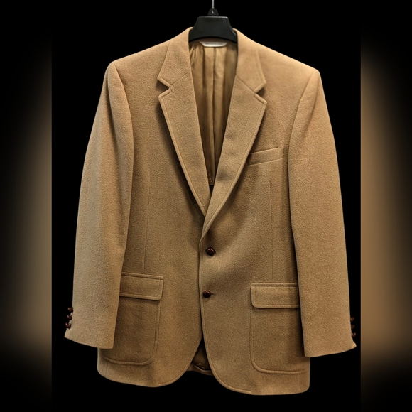 Vintage Buffalonian Imperial Exclusively for Kleinhans-100%Camel Hair Blazer 42R